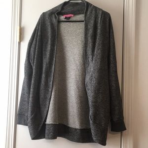 Log knitted cardigan